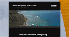 Desktop Screenshot of hawaiiparagliding.com